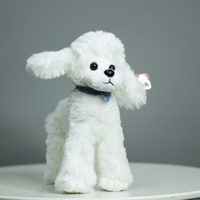 Плюшевый пудель белый (25 см) в Клину