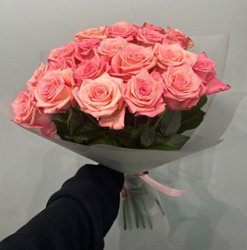 Букет из 21 розовой розы (50 см) в Клину