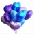 Сердце фиолетовое фольгированный шар с гелием (45 см) в Клину