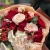 Огненный букет с ранункулюсами, альстромерией и гиперикумом в Клину Огненный букет с ранункулюсами, альстромерией и гиперикумом в Клину