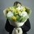 Букет "Фисташка" из роз, хризантем и маттиол в Клину