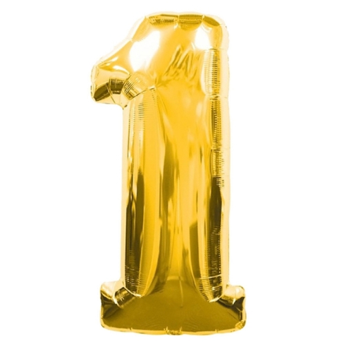 Шар гелиевый цифра 1 (40х102 см) в Клину