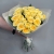 Букет из 21  из пионовидной розы Баттеркап (60 см) в Клину