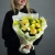 Букет "Мимозка" из нарциссов, диантусов и мимозы в Клину