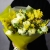 Букет из ранункулюсов и мимозы в Клину