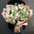 Букет "Полли" из эустом и кустовых пионовидных роз в Клину