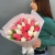 Букет из 25 кораллово-белых тюльпанов в Клину