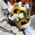 Букет "Солнечный цветочек" из подсолнуха, гиперикума, хризантем и орнитагалума в Клину