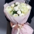 Букет "Белый жемчуг" из гортензий и пионов в Клину