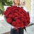 Букет 51 красная роза (50 см) в Клину