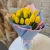 Букет из 15 жёлтых тюльпанов в Клину